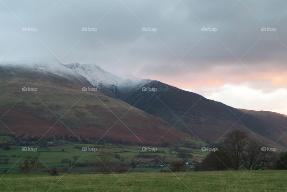 Sunrise in Lake District 