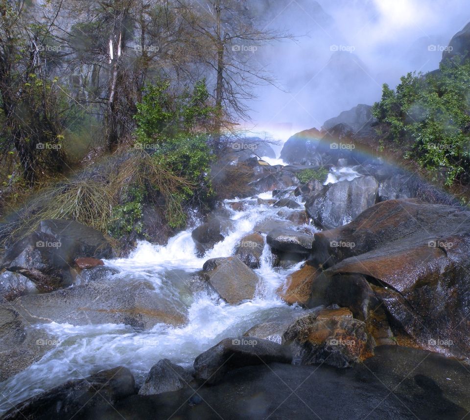 Water in Yosemite 