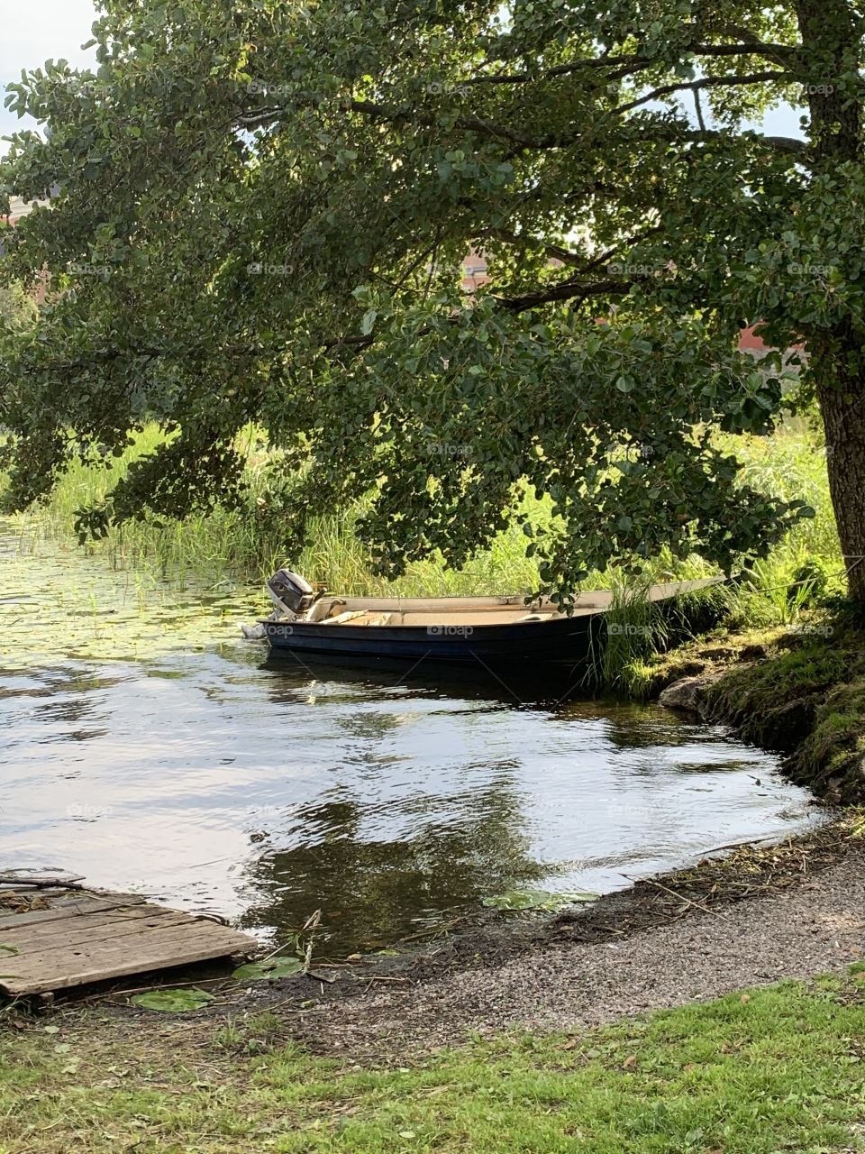 Bokat in a bay summer evening 