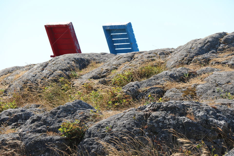 Beach chairs