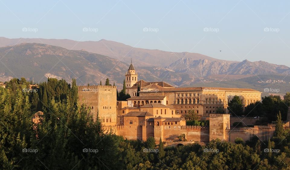 Literally "The Red One", the Alhambra under Andalusia sunset says it all! Should be on everyone's bucket list. #Alhambra #Sunset #Andalusia #Spain #Palace #Granada #UNESCO
