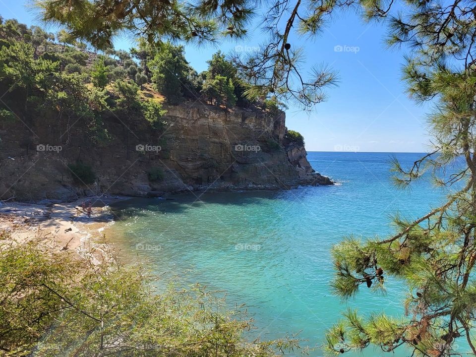 Arsanas beach in Thassos