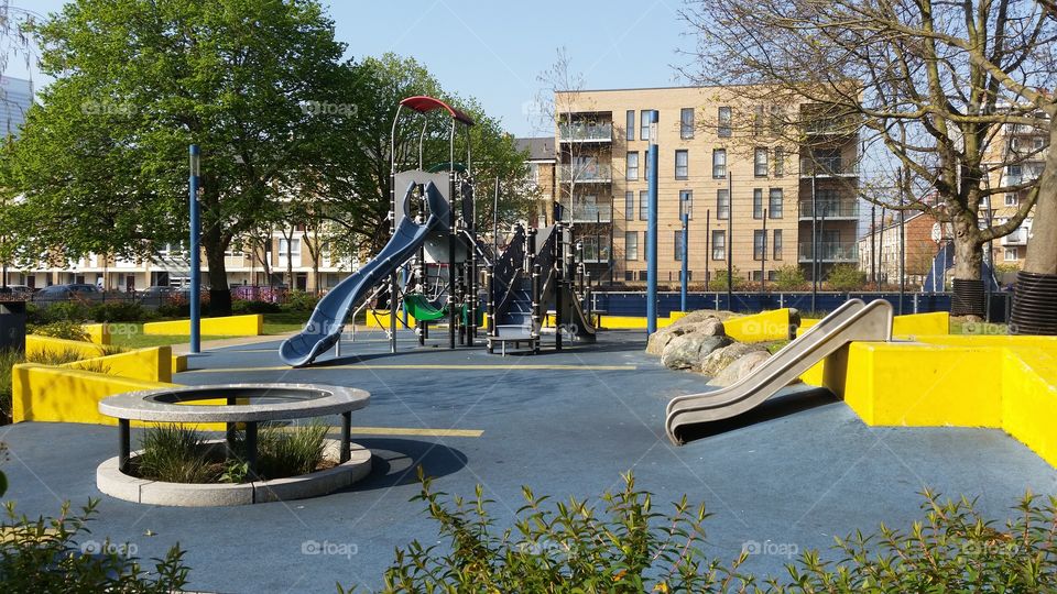 A small park in London for children