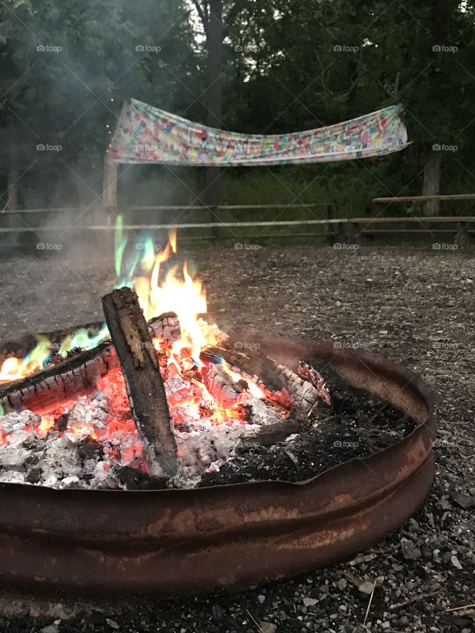 Campfires and smores 

