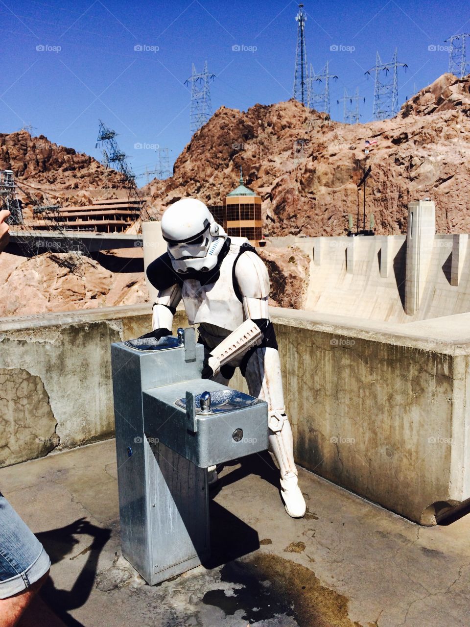 Storm Trooper at Hoover Dam 