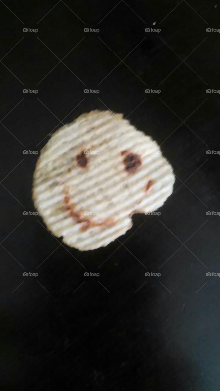 There is a smile in every chip.