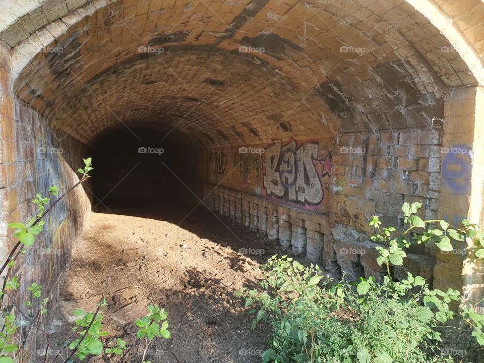 Brick oven early 19th century. Inside of the oven. The Netherlands.
