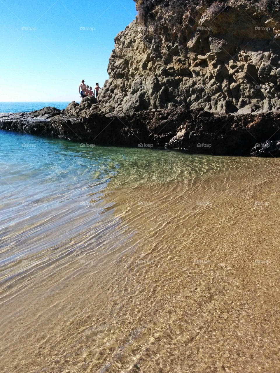 Laguna Beach, CA clear waters