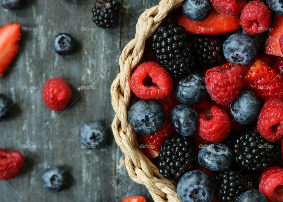 Basket full of Berries