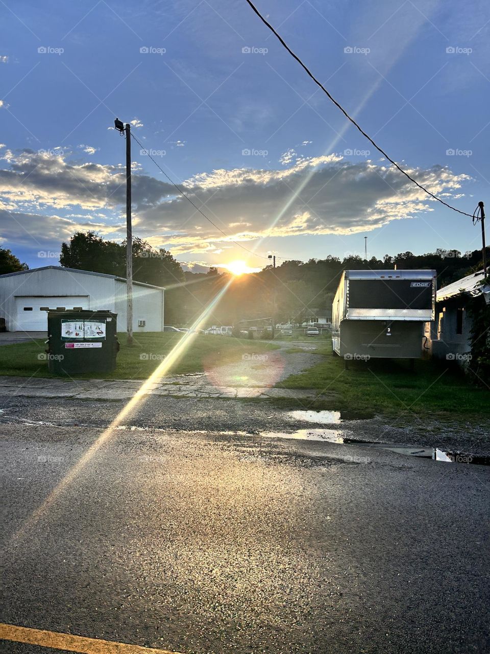 Walking around with family when I took this picture. 