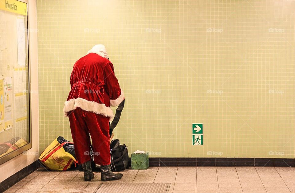 Santa is going out of town