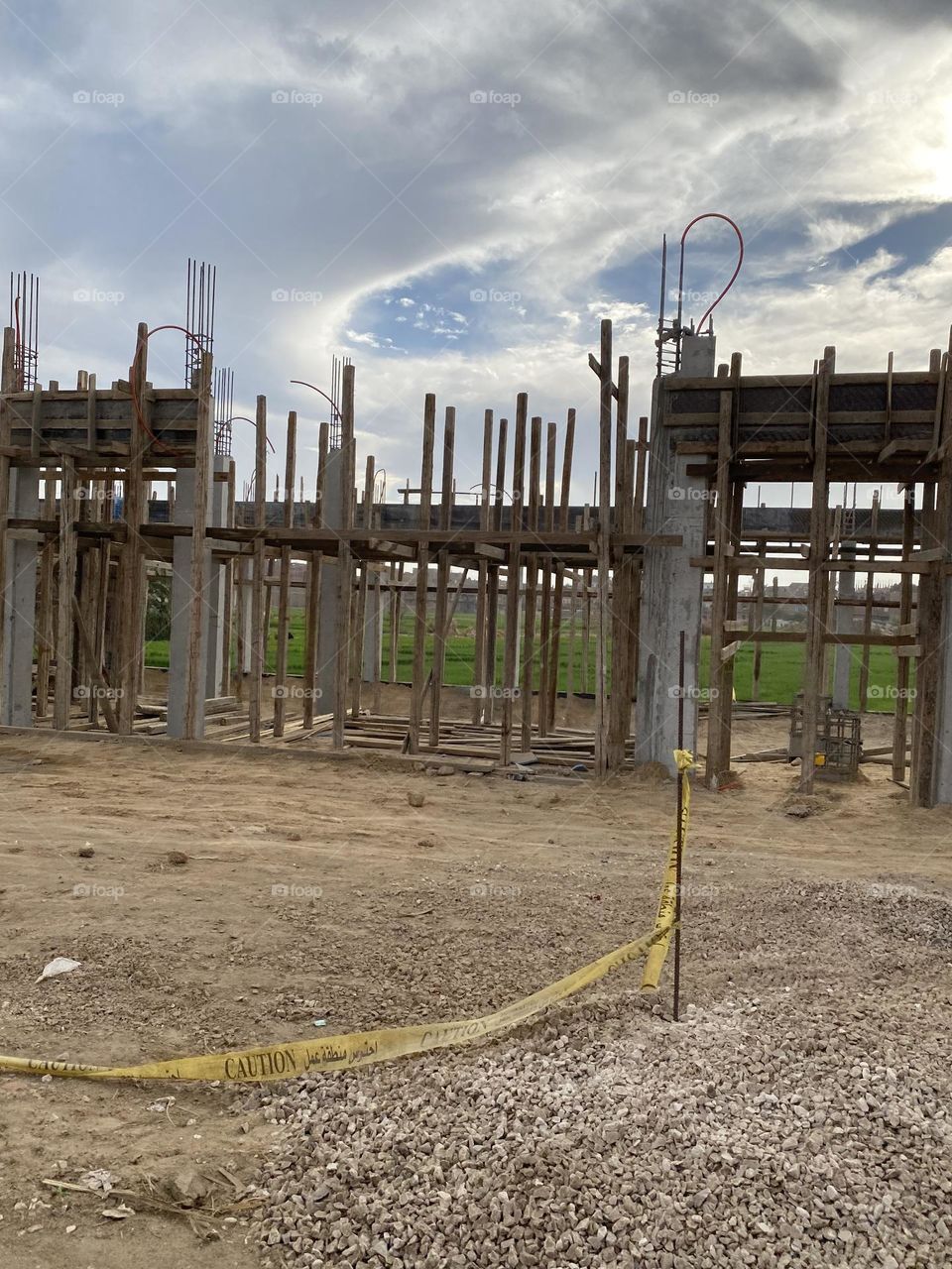 Construction work in my village