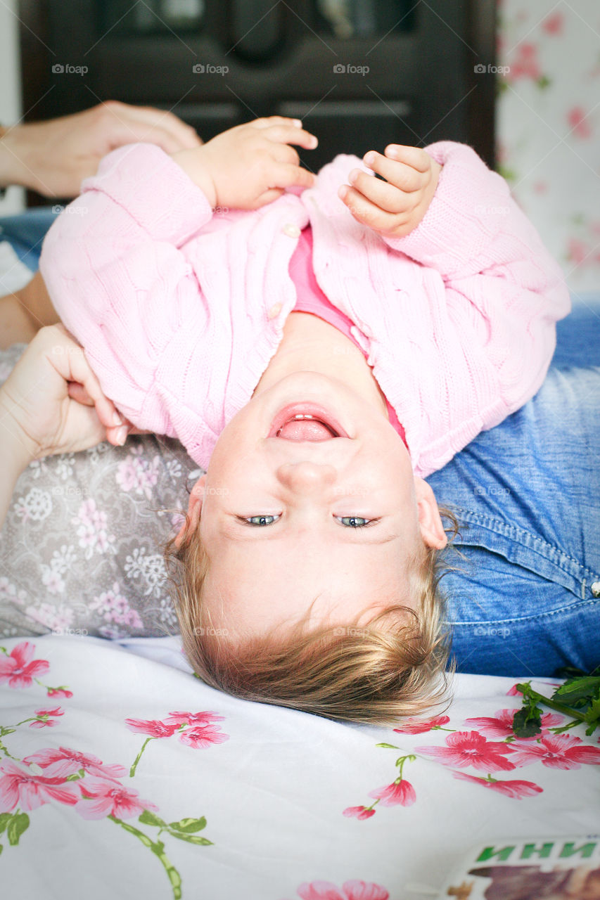 Child, Girl, People, Indoors, Family