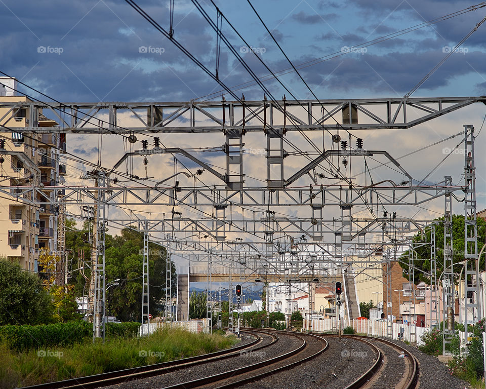 Tendido eléctrico Tren