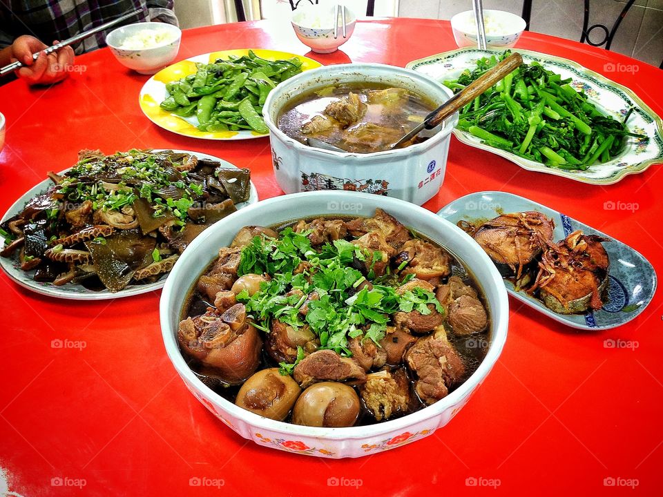 Local Taiwanese food. Farm visit