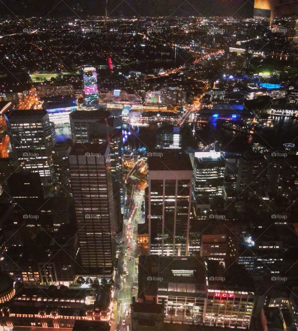 Sydney at night