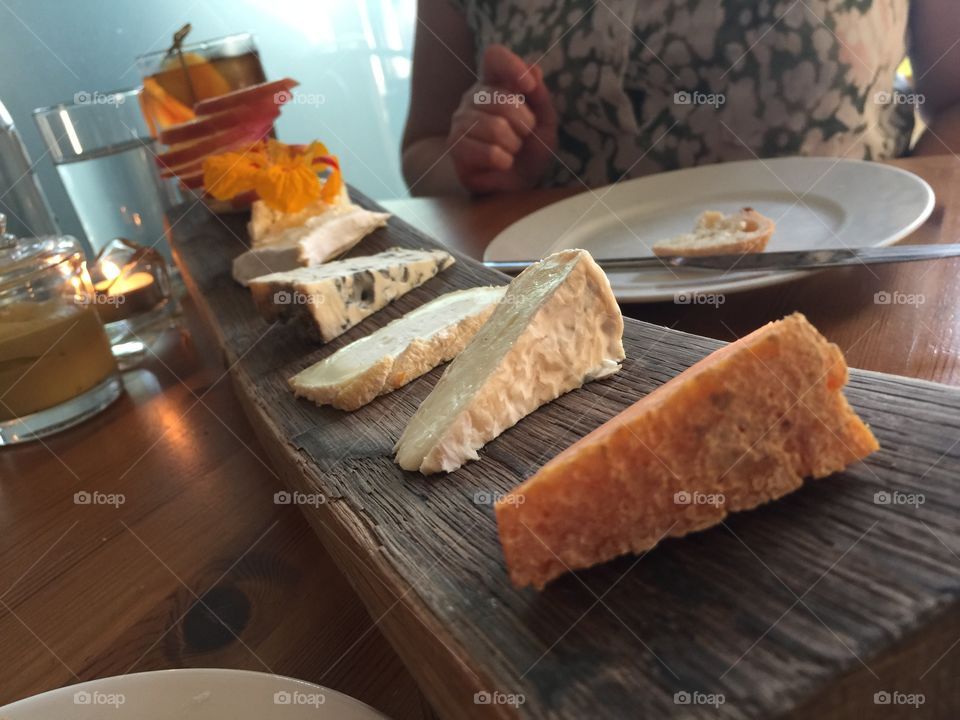 Cheese plate at Brasserie 4, Walla Walla, WA