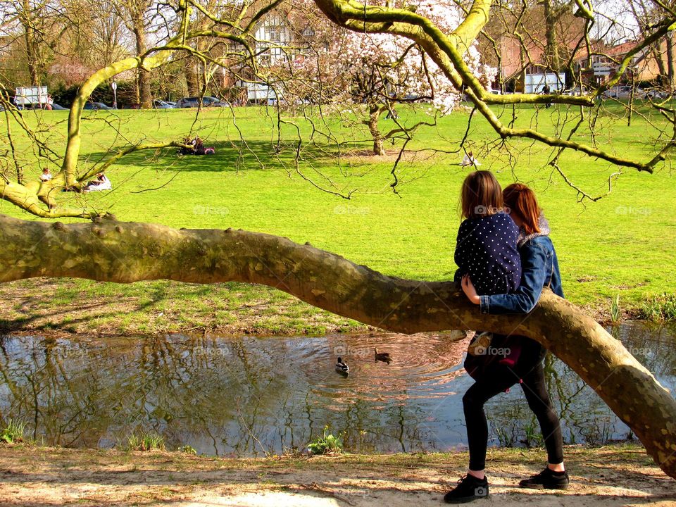 Enjoying the park