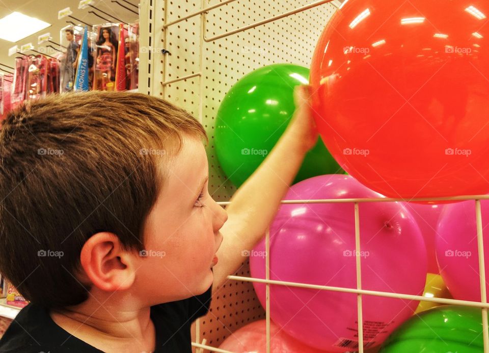 Boy With Balloons