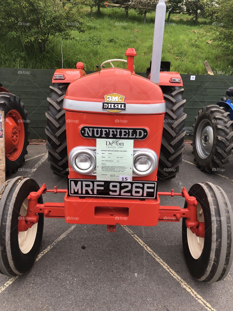 This tractor is the “Nuffield” 1968 another fine example of what a careful owner can achieve. 