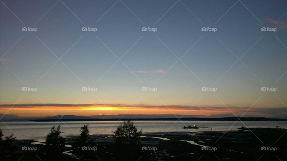 Sunset, No Person, Water, Dawn, Sky