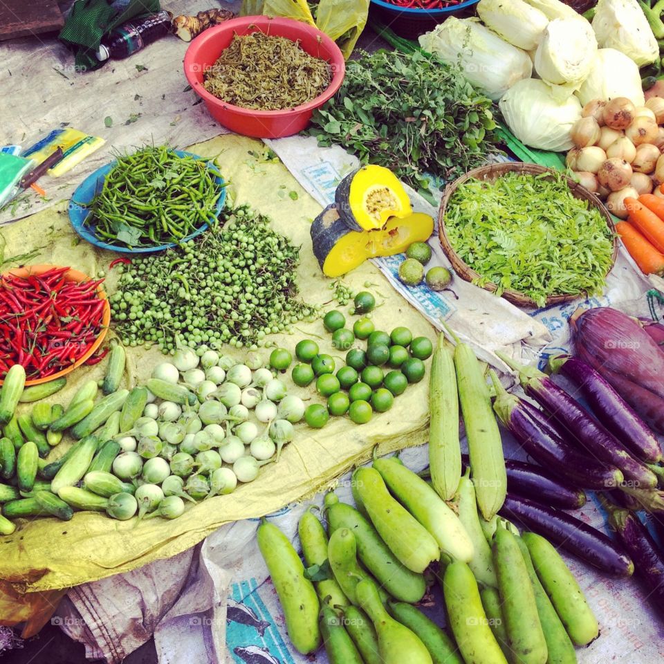 Cambodian Food Market