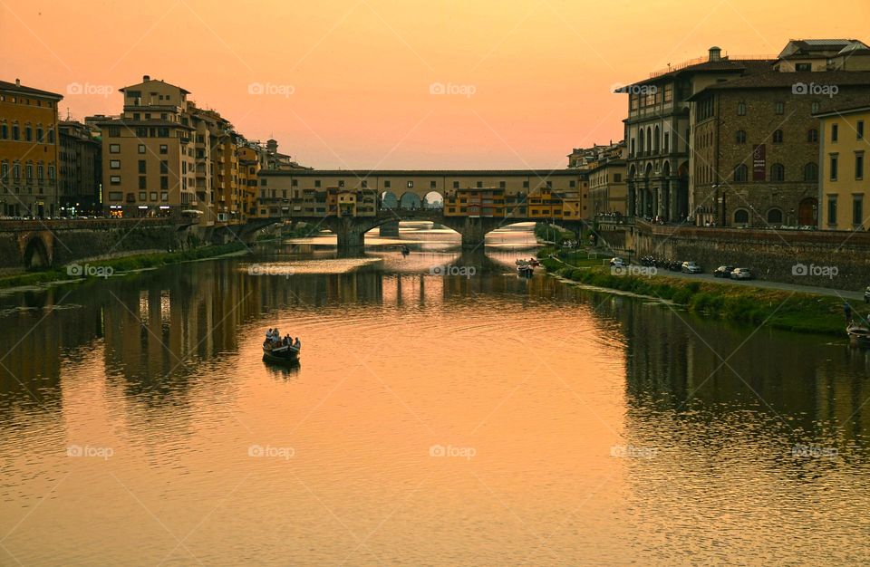 Arno River at Dusk