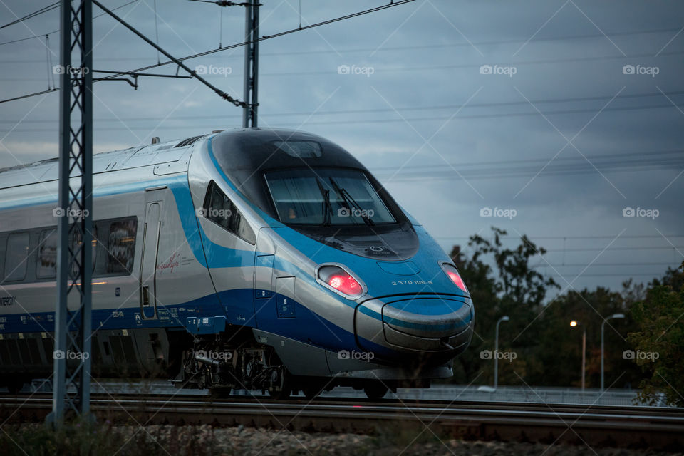 Speed train. Pendolino