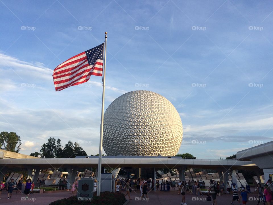 Patriotism at Epcot