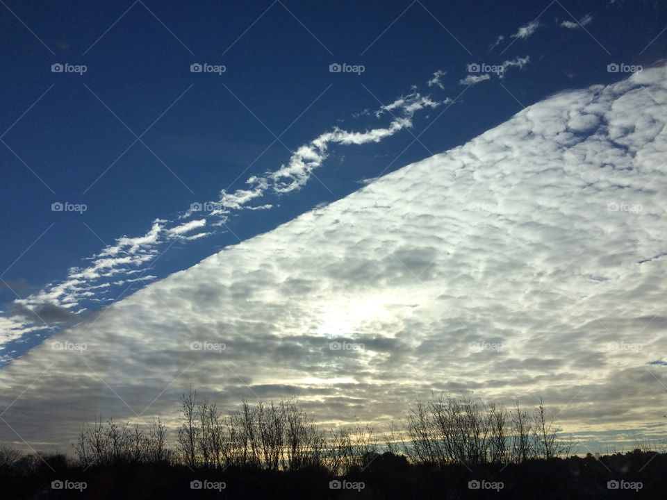 Sky and unique cloud