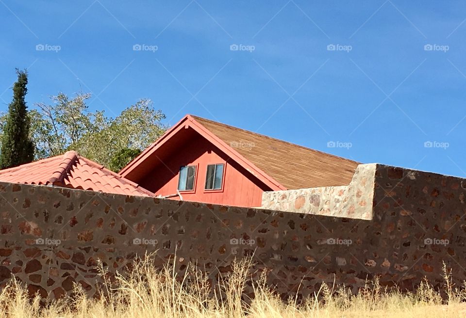 Roof and wall