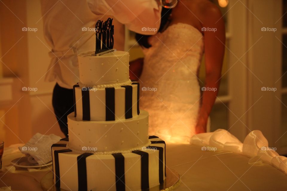 Wedding cake. Friends wedding
