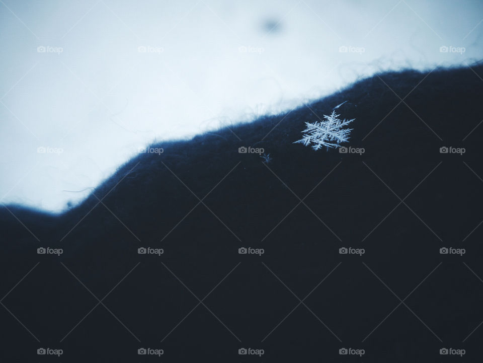 And I catched it - my own little snowflake.