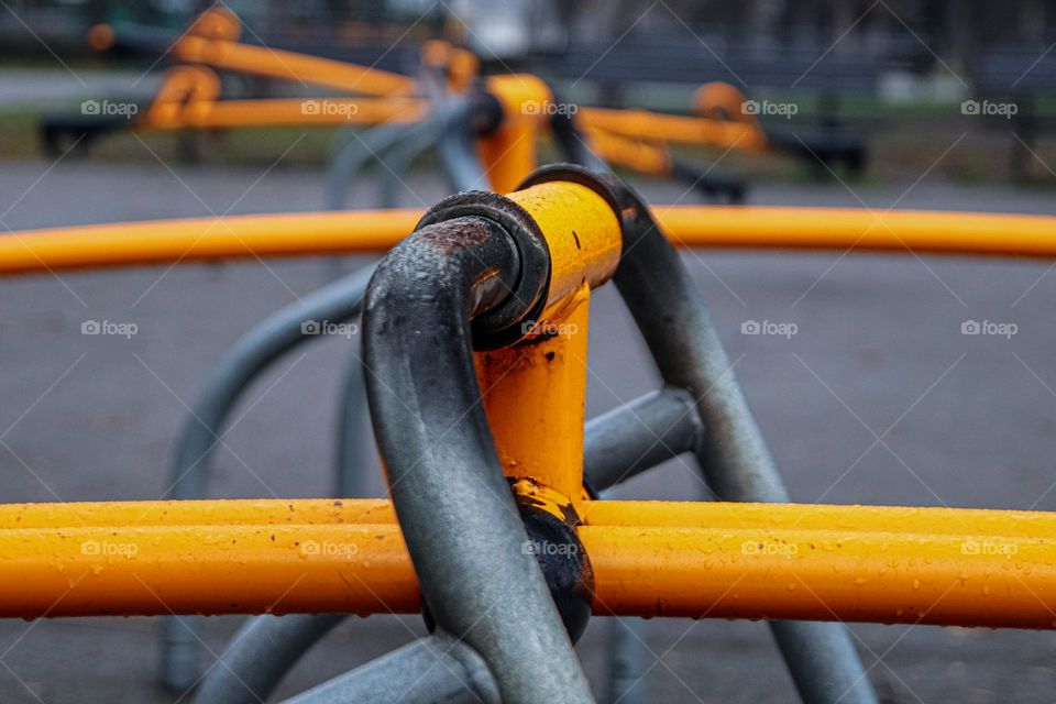 A swing in the park