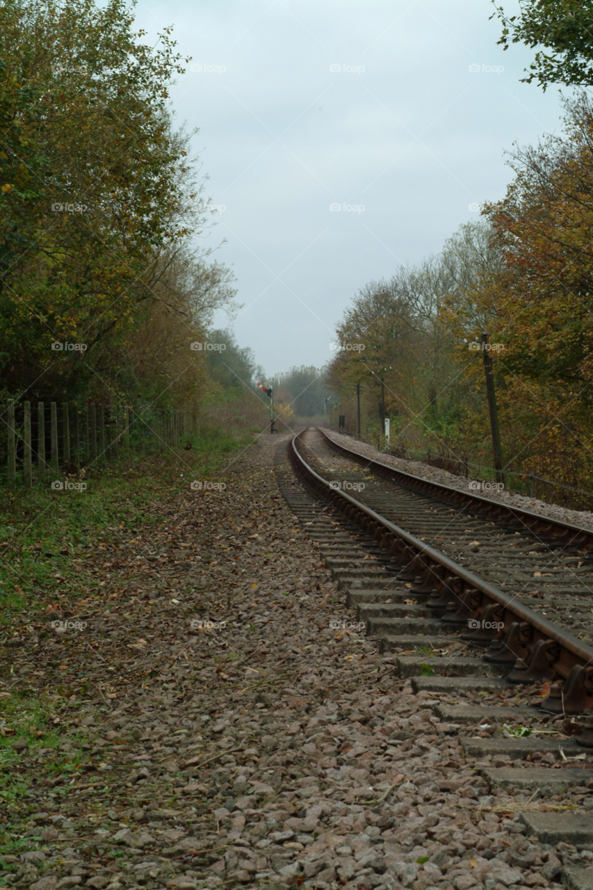 england train railway tracks by invasion1973