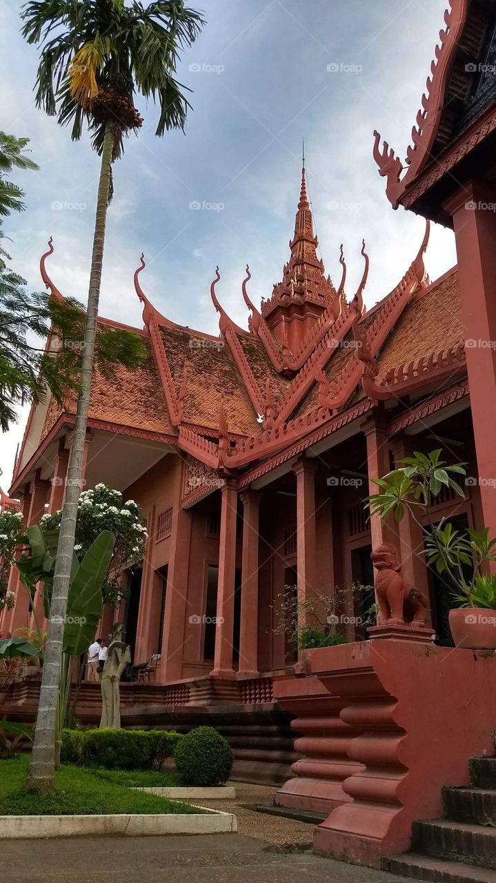 Old Vietnamese Temple reconstructed into a museum