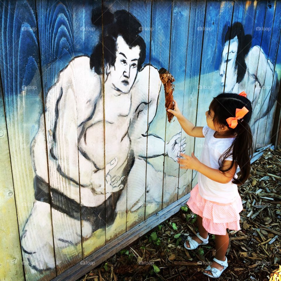 Graffiti, People, Woman, Girl, Adult