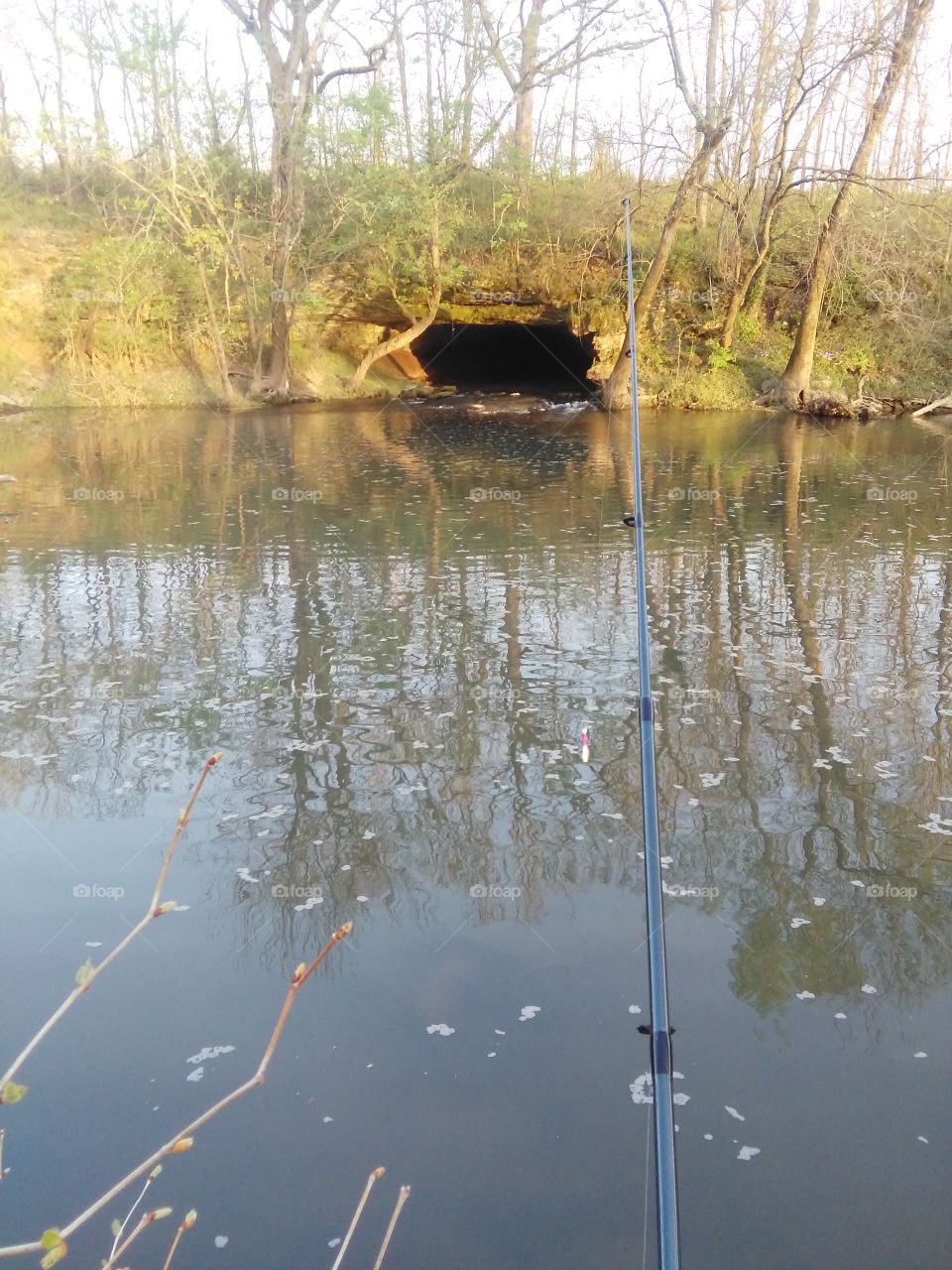 cave on the James river in Missouri