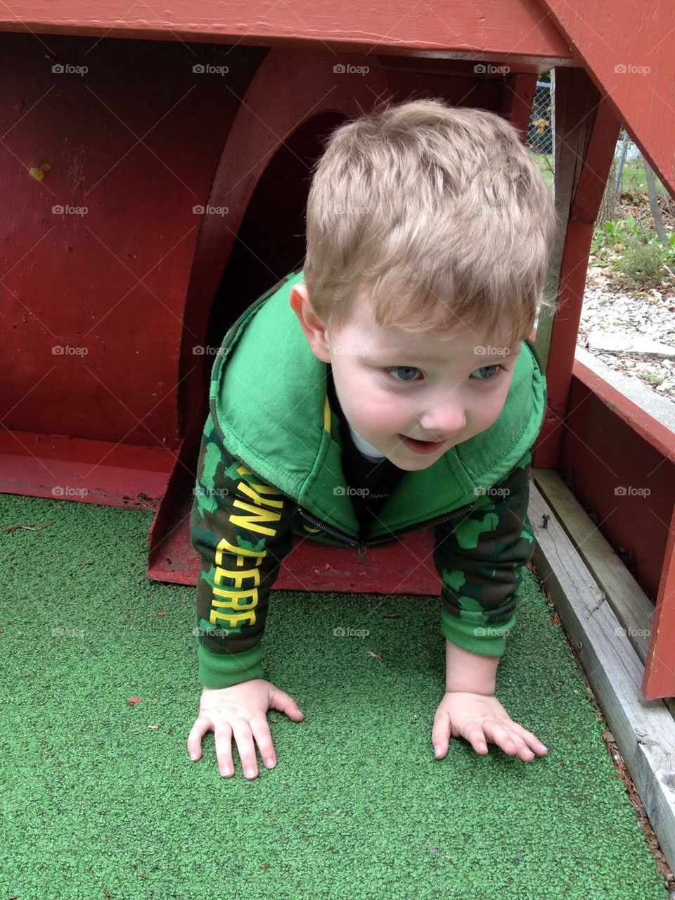 Crawling through mini gold