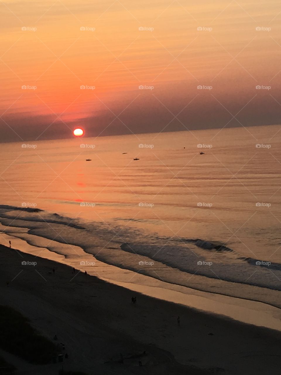 Sunrise Over the Sea