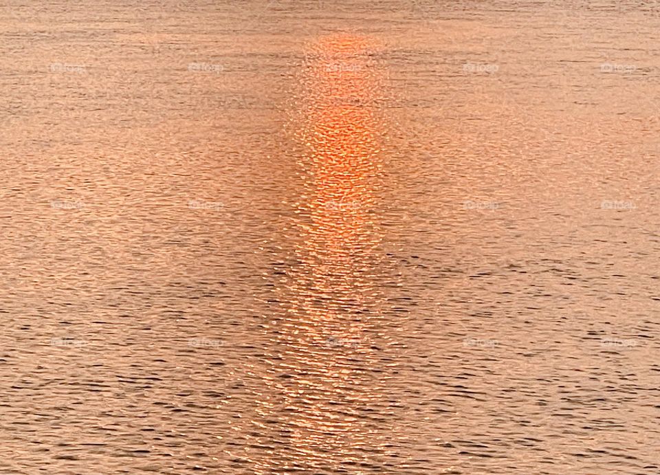 Sunlight reflection in water 