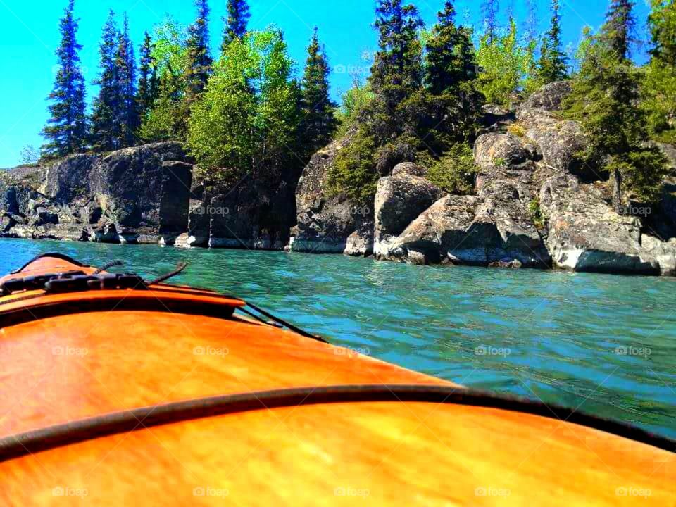 Kayaking on Skilak