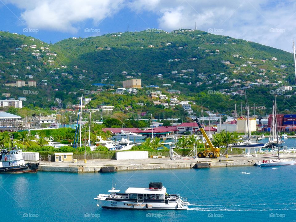 St Thomas from the ship
