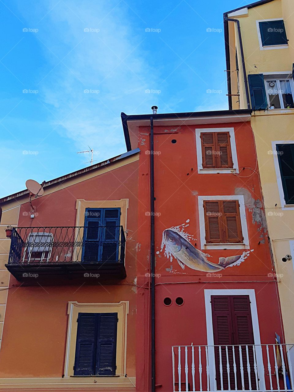 Fishermen Houses,  Sestri Levante, Genoa, Italy