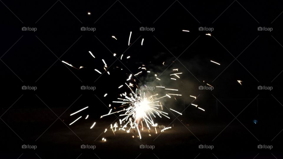 Fire flies on the 4th of July