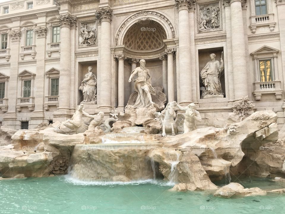 Fountain, Travel, Neptune, Architecture, Landmark