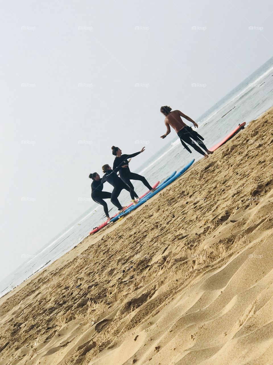 Surfing lessons 