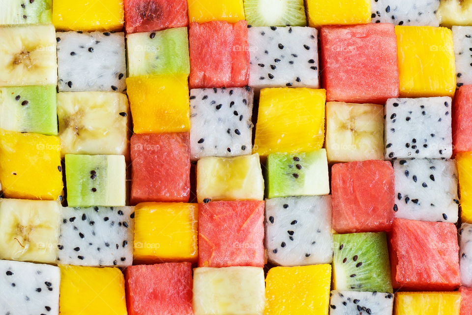 Fruit cubes