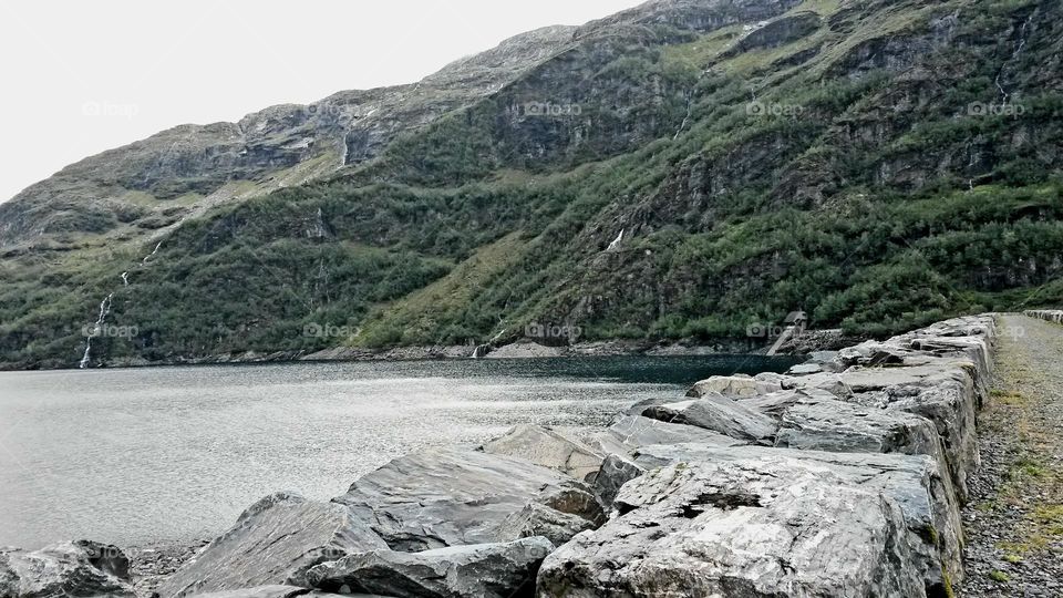 The rough nature in Norway