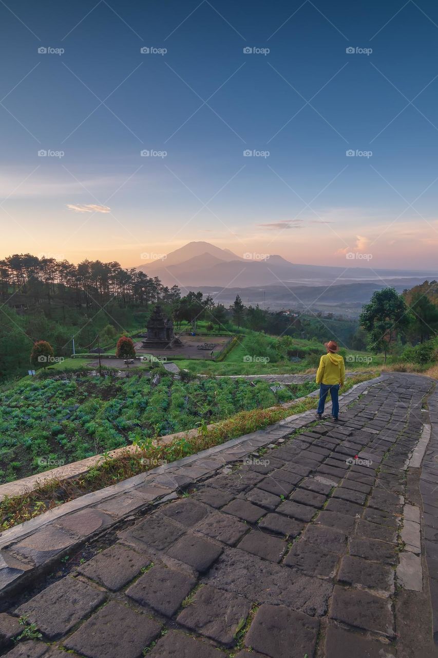 scenic view of Gedong Songo Temple